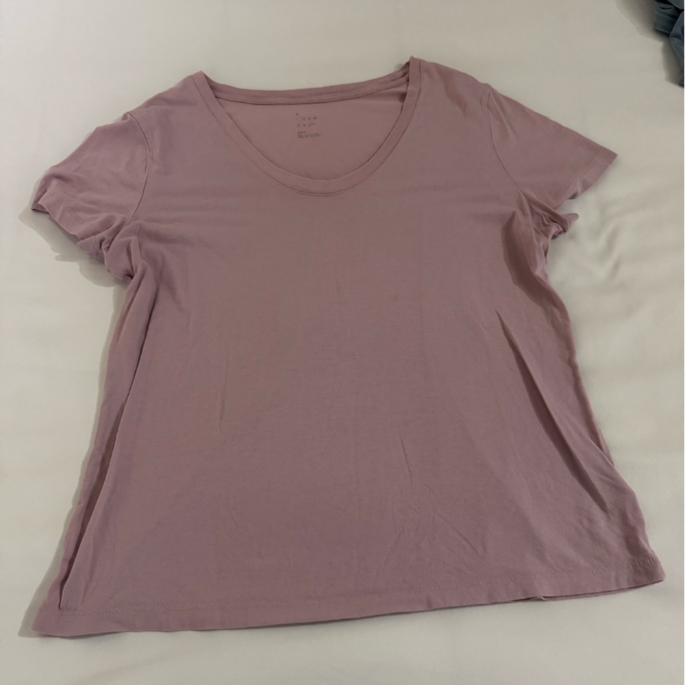 a new day Women's Dusty Pink Short Sleeve Top